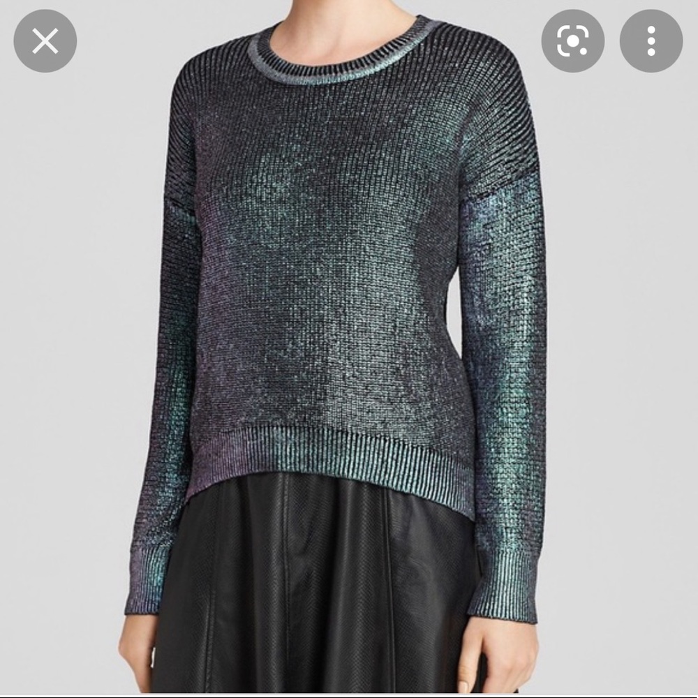 Lucy Paris Metallic Sweater M